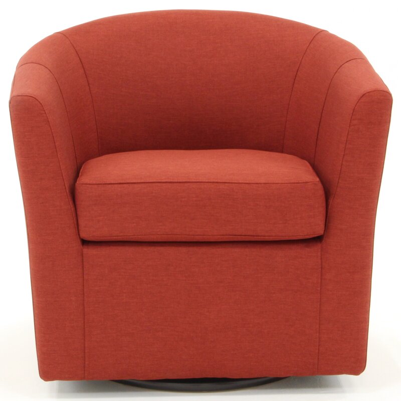 Ebern Designs Molinari Swivel Barrel Chair & Reviews | Wayfair